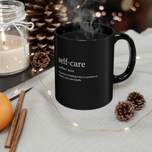 Self-Care Defined - Black mug 11oz